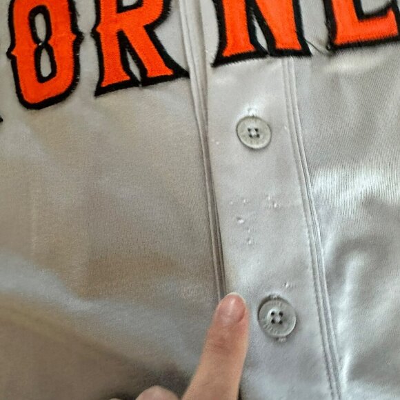 Nike Dri-fit women's size medium hornets softball jersey in gray number 4 - Picture 5 of 13